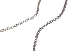 極美品 CHROME HEARTS クロムハーツ NECKCHAIN R24 ロールチェーン 24inch 6.564g 2001刻印 シルバー925 中古 4c068623