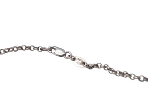 極美品 CHROME HEARTS クロムハーツ NECKCHAIN R24 ロールチェーン 24inch 6.564g 2001刻印 シルバー925 中古 4c068623