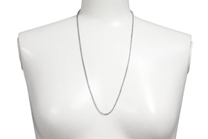 極美品 CHROME HEARTS クロムハーツ NECKCHAIN R24 ロールチェーン 24inch 6.564g 2001刻印 シルバー925 中古 4c068623
