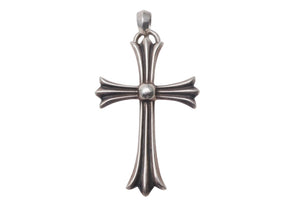 ChromeHearts クロムハーツ ラージCHクロスWベイル ネックレストップ 42.776g シルバー925 1998年製 美品 中古 4c068624
