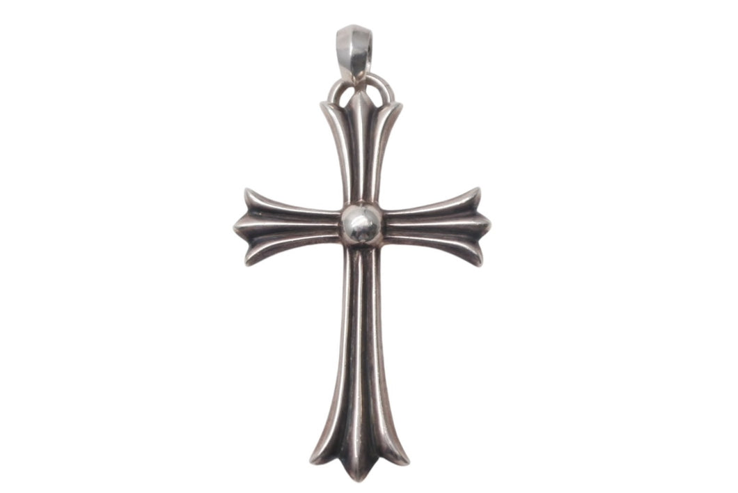ChromeHearts クロムハーツ ラージCHクロスWベイル ネックレストップ 42.776g シルバー925 1998年製 美品 中古 4c068624