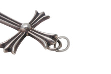 Load image into Gallery viewer, ChromeHearts クロムハーツ ラージCHクロスWベイル ネックレストップ 42.776g シルバー925 1998年製 美品 中古 4c068624