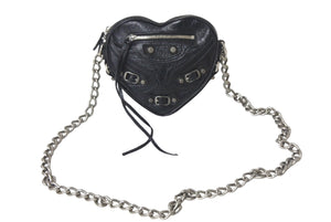 極美品 BALENCIAGA バレンシアガ ショルダーバッグ ルカゴール ハート 