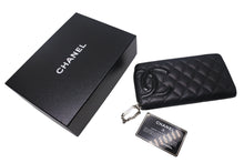 Load image into Gallery viewer, CHANEL シャネル カンボンライン 長財布 ラウンドファスナー 長財布 A50078 16番台 レザー ブラック ピンク 美品 中古 4c068718