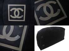 Load image into Gallery viewer, CHANEL シャネル ボストンバッグ 旅行バッグ スポーツライン ココマーク 7番台 2002年 ナイロン ブラック 美品 中古 4c068728