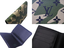 Load image into Gallery viewer, 新品同様 LOUIS VUITTON ルイヴィトン クーヴェルテュール パスポール 村上隆 パスポートケース M58027 カモ 中古 4c068741
