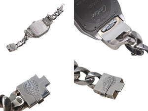極美品 CHROME HEARTS クロムハーツ カスタムオーダー カルティエ サントス100 LM W200728G コンビ 中古 4c068742ch