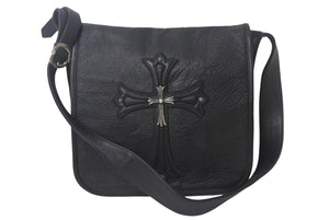 VINTAGE●Chrome Hearts●ショルダーバッグ レザー×925 新品同様品 CHROME HEARTS クロムハーツ ショルダーバッグ