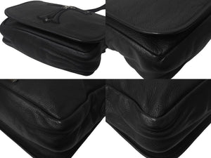極美品 CHROME HEARTS クロムハーツ ショルダーバッグ セメタリークロスパッチ メールバック レザー 中古 4c068743