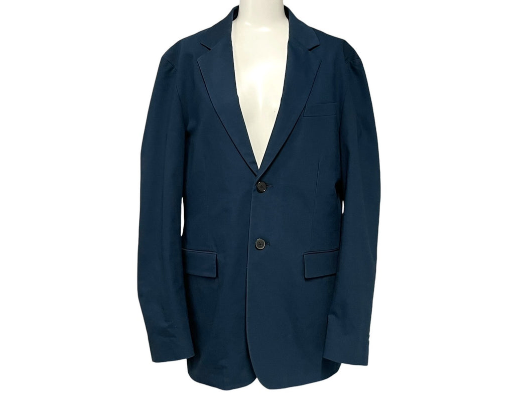 JIL SANDER ジルサンダー ジャケット スーツ 17SS JK JM YS 0004 コットン ポリウレタン ネイビー サイズ44 美品 中古 4c068745