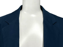 Load image into Gallery viewer, JIL SANDER ジルサンダー ジャケット スーツ 17SS JK JM YS 0004 コットン ポリウレタン ネイビー サイズ44 美品 中古 4c068745