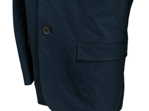 JIL SANDER ジルサンダー ジャケット スーツ 17SS JK JM YS 0004 コットン ポリウレタン ネイビー サイズ44 美品 中古 4c068745