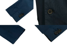 Load image into Gallery viewer, JIL SANDER ジルサンダー ジャケット スーツ 17SS JK JM YS 0004 コットン ポリウレタン ネイビー サイズ44 美品 中古 4c068745
