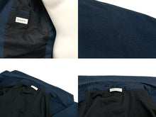 Load image into Gallery viewer, JIL SANDER ジルサンダー ジャケット スーツ 17SS JK JM YS 0004 コットン ポリウレタン ネイビー サイズ44 美品 中古 4c068745
