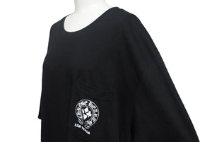CHROME HEARTS クロムハーツ 半袖Ｔシャツ ラスベガス限定 サイズXL ホースシュー プリント ブラック コットン 美品 中古 4c068753
