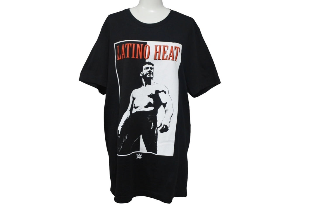 WWE エディゲレロ スカーフェイス LATINO HEAT プリントシャツ L コットン 美品 中古 4c068760