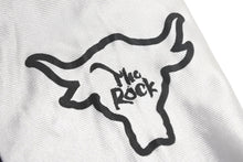 画像をギャラリービューアに読み込む, WWE フットボールシャツザロック プロレス XL ブラック ホワイト コットン 美品 中古 4c068764
