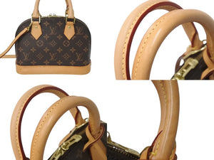 LOUIS VUITTON ルイヴィトン アルマBB ハンドバッグ M53152 ショルダー 2WAY モノグラムキャンバス PVC レザー 美品 中古 4c068782
