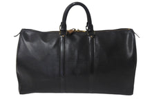 Load image into Gallery viewer, LOUIS VUITTON ルイヴィトン キーポル45 ボストンバッグ 旅行カバン M42972 エピレザー ブラック ゴールド金具 良品 中古 4c068786
