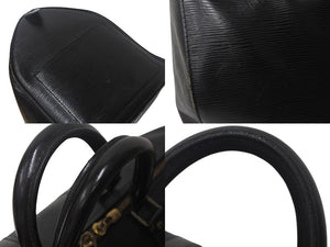 LOUIS VUITTON ルイヴィトン キーポル45 ボストンバッグ 旅行カバン M42972 エピレザー ブラック ゴールド金具 良品 中古 4c068786