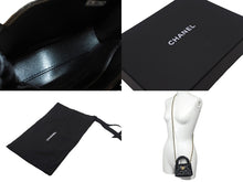 Load image into Gallery viewer, 新品同様 CHANEL シャネル ココマークミニチェーンクラッチ ショルダーバッグ AP3435 エイジドカーフ ブラック ゴールド 中古 4c068820
