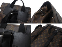 Load image into Gallery viewer, LOUIS VUITTON ルイヴィトン クリストファー MM リュック バックパック M43735 モノグラムマカサー PVC レザー 美品 中古 4c068821