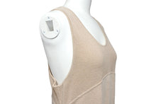 Load image into Gallery viewer, CHANEL シャネル ニットベスト ワンピース トップス ココマーク ロゴ コットン ベージュ 美品 中古 4c068874