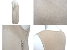 Load image into Gallery viewer, CHANEL シャネル ニットベスト ワンピース トップス ココマーク ロゴ コットン ベージュ 美品 中古 4c068874