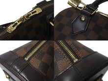 Load image into Gallery viewer, LOUIS VUITTON ルイヴィトン ダミエ エベヌ アルマBB 2WAY ハンドバッグ N41221 ブラウン ショルダー PVC ゴールド金具 美品 中古 4c068897