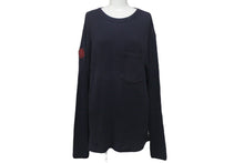 Load image into Gallery viewer, CHROME HEARTS クロムハーツ 長袖サーマルＴシャツ サイズXS 90年代 ダガー FUCK YOU 刺繍 ネイビー レッド コットン 美品 中古 4c068935