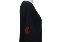 Load image into Gallery viewer, CHROME HEARTS クロムハーツ 長袖サーマルＴシャツ サイズXS 90年代 ダガー FUCK YOU 刺繍 ネイビー レッド コットン 美品 中古 4c068935