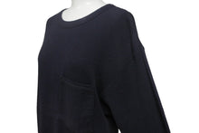 Load image into Gallery viewer, CHROME HEARTS クロムハーツ 長袖サーマルＴシャツ サイズXS 90年代 ダガー FUCK YOU 刺繍 ネイビー レッド コットン 美品 中古 4c068935