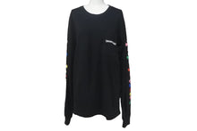 Load image into Gallery viewer, CHROME HEARTS クロムハーツ 長袖Ｔシャツ マルチセメタリークロス プリント 20SS ブラック マルチカラー M 美品 中古 4c068938