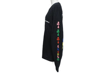 Load image into Gallery viewer, CHROME HEARTS クロムハーツ 長袖Ｔシャツ マルチセメタリークロス プリント 20SS ブラック マルチカラー M 美品 中古 4c068938