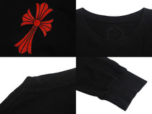 Load image into Gallery viewer, CHROME HEARTS クロムハーツ 長袖Ｔシャツ マルチセメタリークロス プリント 20SS ブラック マルチカラー M 美品 中古 4c068938
