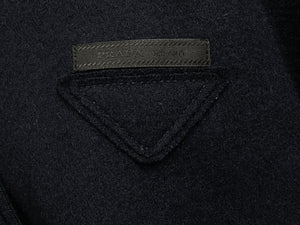 極美品 PRADA プラダ パーカー カシミヤ混 現行 2021年製 NFCタグ 三角ロゴ ブラック 39533 S212 1ZCF 中古 4c068939