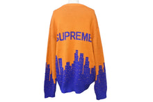 画像をギャラリービューアに読み込む, Supreme シュプリーム ニット セーター 20SS New York Sweater ジャガードクルーネック マンハッタン オレンジ 美品 中古 4c068941 