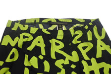 画像をギャラリービューアに読み込む, LOUIS VUITTON ルイヴィトン レギンス 09SS スティーブンスプラウス グラフティモノグラム グリーン×ブラック RW091T 良品 中古 4c068944