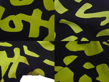 画像をギャラリービューアに読み込む, LOUIS VUITTON ルイヴィトン レギンス 09SS スティーブンスプラウス グラフティモノグラム グリーン×ブラック RW091T 良品 中古 4c068944