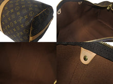 Load image into Gallery viewer, LOUIS VUITTON ルイヴィトン キーポル バンドリエール50 ボストンバッグ M41416 モノグラム PVC レザー ブラウン 美品 中古 4c068962