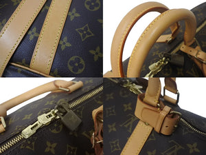 LOUIS VUITTON ルイヴィトン キーポル バンドリエール50 ボストンバッグ M41416 モノグラム PVC レザー ブラウン 美品 中古 4c068962