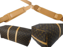 Load image into Gallery viewer, LOUIS VUITTON ルイヴィトン キーポル バンドリエール50 ボストンバッグ M41416 モノグラム PVC レザー ブラウン 美品 中古 4c068962
