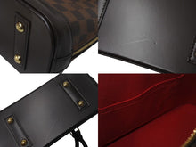 Load image into Gallery viewer, 極美品 LOUIS VUITTON ルイヴィトン アルマBB 2WAY ハンドバッグ N41221 ダミエ エベヌ ブラウン ショルダー PVC レザー 中古 4c068965