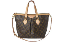Load image into Gallery viewer, 極美品 LOUIS VUITTON ルイヴィトン パレルモPM ハンドバッグ M40145 モノグラム 2WAY PVC レザー ゴールド金具 中古 4c068967