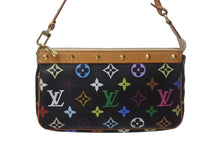 Load image into Gallery viewer, 極美品 LOUIS VUITTON ルイヴィトン ポシェットアクセソワール アクセサリーポーチ M92648 モノグラム マルチカラー ブラック 中古 4c068976