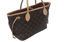 画像をギャラリービューアに読み込む, 新品同様 新型 LOUIS VUITTON ルイ ヴィトン ネヴァーフルPM トートバッグ M41245 ブラウン ピヴォワンヌ 美品 中古 4c068981