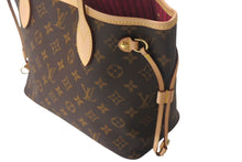 画像をギャラリービューアに読み込む, 新品同様 新型 LOUIS VUITTON ルイ ヴィトン ネヴァーフルPM トートバッグ M41245 ブラウン ピヴォワンヌ 美品 中古 4c068981
