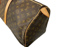 Load image into Gallery viewer, 極美品 LOUIS VUITTON ルイ ヴィトン モノグラム キーポル50 ボストンバッグ M41426 PVC ブラウン 中古 4c068984