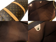 Load image into Gallery viewer, 極美品 LOUIS VUITTON ルイ ヴィトン モノグラム キーポル50 ボストンバッグ M41426 PVC ブラウン 中古 4c068984
