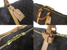 Load image into Gallery viewer, 極美品 LOUIS VUITTON ルイヴィトン キーポル55 ボストンバッグ M41424 モノグラム PVC レザー ブラウン 中古 4c068985